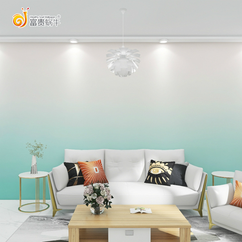 Nordic Minimalist Ins Art Gradient Color Wallpaper for Trendy Nail Salons, Clothing Stores, Living Rooms, Bedrooms, and Tv Background Walls