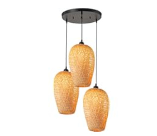 Araña de bambú de arte de bambú, personalidad clásica creativa, restaurante de olla caliente, casa de familia de estilo japonés, araña de ratán chino, lámpara de casa de té