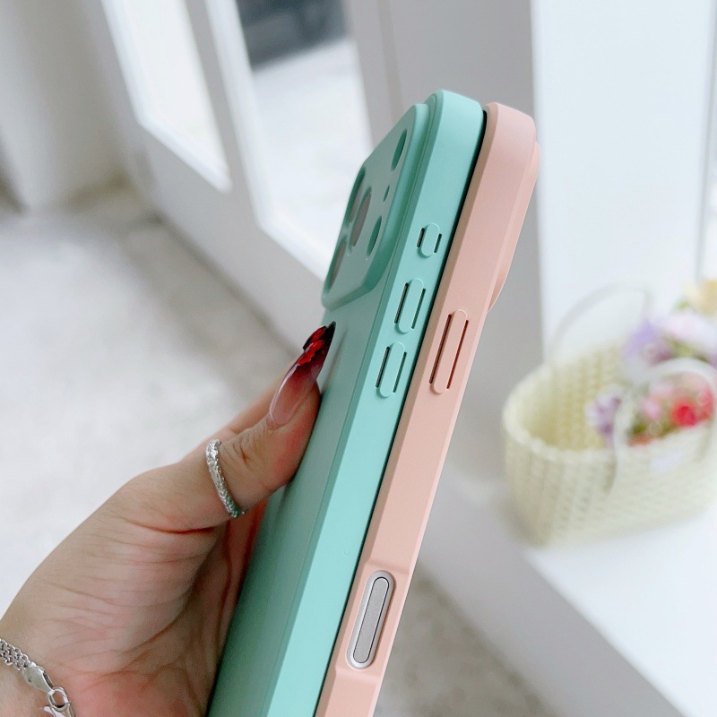DIY适用苹果17手机壳仿液态直边iphone16硅胶15promax全包磨砂14|undefined