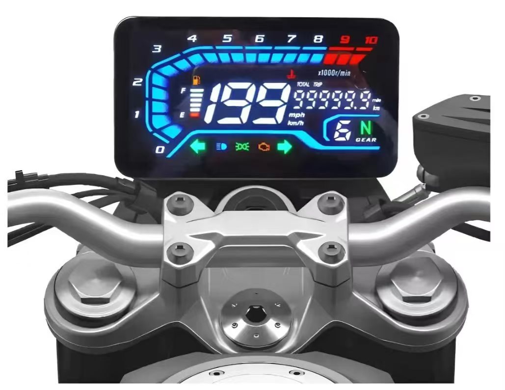 Ak125 Flat-Panel Motorcycle Digital Instrument Assembly Touch Control Automatic Brightness Adjustment Code Meter Assembly