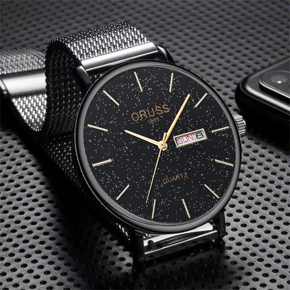 TikTok populäre einfache und elegante Herrenuhr modisch wasserdicht original direkte Lieferung Stahlband Uhr