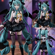 批发/代发初音未来恶魔款手办小浣熊X小恶魔初音手办模型生日礼物