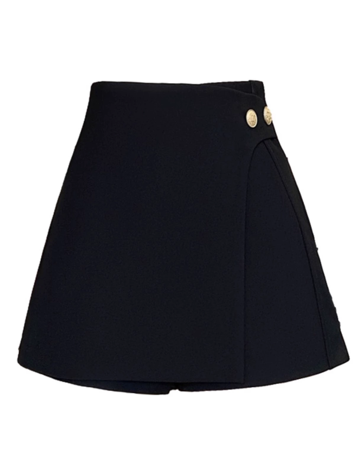 Костюм, летние шорты, приталенные брюки для отдыха, свободный крой, высокая талия, А-силуэт