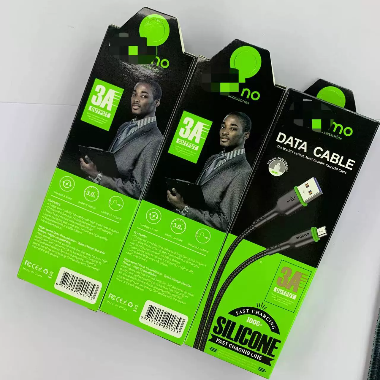 Suitable for oraimo mobile phone data cable V8 andro iphone type c charging cable fast charging