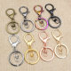 Wholesale key chain ring chain lobster key ring 8-character chain DIY key chain hook jewelry accessories 9g