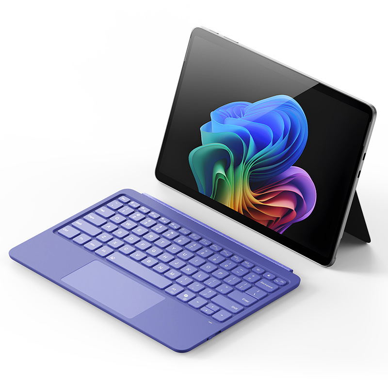 Aplicable Microsoft SurfacePro12 teclado Bluetooth magnético retroiluminado colorido tableta teclado externo al por mayor