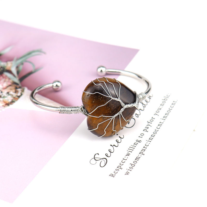 Fashion Water Droplets Crystal Plating Bangle 1 Piece