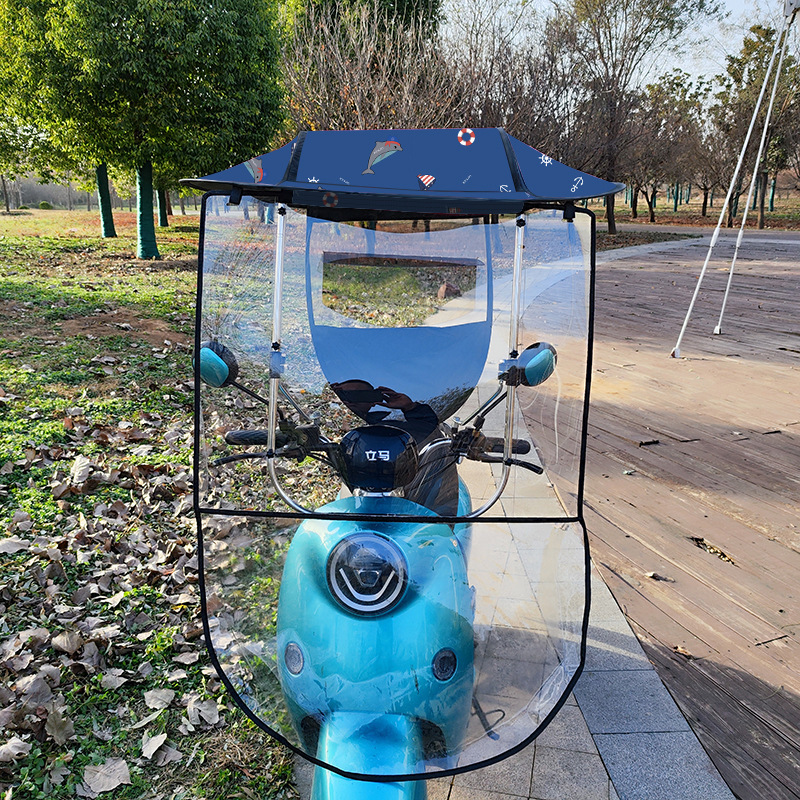 Electric Vehicle Canopy, Electric Motorcycle Sunshade, Sun Protection, Rain Protection, Wind Protection, Electric Vehicle Rain Shelter, Special Sun Umbrella