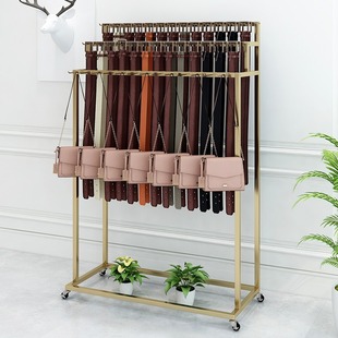 Belt rack display rack underwear belt rack multifunctional bag rack floor multi-layer tie socks shopping mall