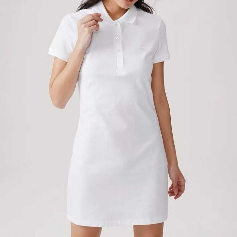 Cross-border 26 Summer New Trendy Brand Crocodile Style Classic Embroidered Polo Collar Dress Fashionable Casual Versatile Cross-border 26 Summer New Trendy Brand Crocodile Style Classic Embroidered Polo Collar Dress Fashionable Casual Versatile