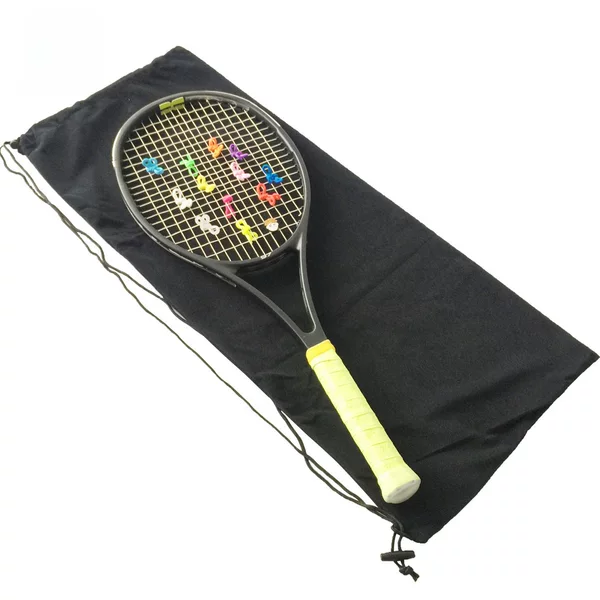 Cross-border Tennis Racquet Flannel Bag Thickened Flannel Cover Racquet Protective Cover Shoulder Bag Lightweight Protective Cover 1-2 Pack