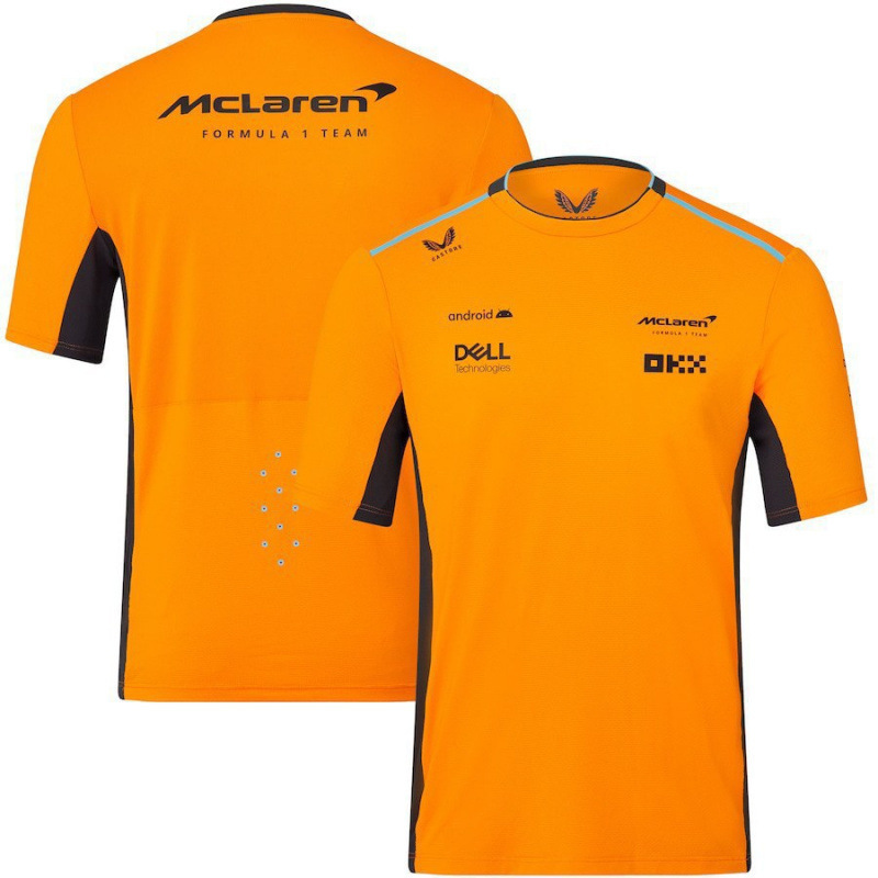 F1 レーシングバイクスーツライディング Tシャツ通気性速乾ラウンドネック半袖 Tシャツオフロードワークシャツ|undefined