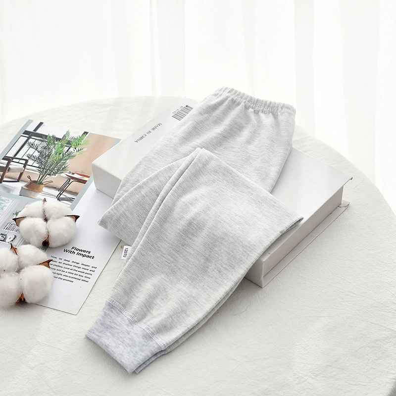 Children's thermal underwear for men and women girl's, autumn woolen small leggings