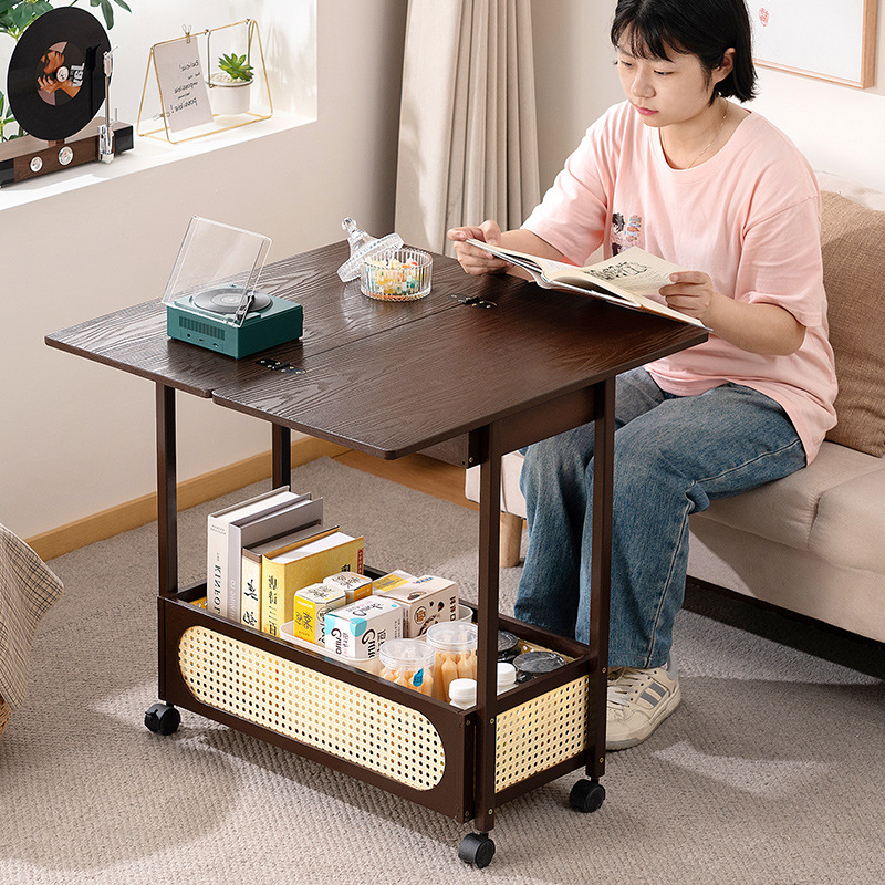 Multi-Functional Small Trolley Table for Home Use, Movable Side Table for Living Room Sofa, Small Coffee Table, Corner Table, Simple Side Table