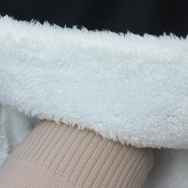 Χειμερινά αντιανεμικά γάντια, οδήγηση μοτοσικλέτας σε εξωτερικούς χώρους, βελούδινος μονωτικός εξοπλισμός, ποδήλατο χιονιού, ύφασμα Oxford, λαβή ναυτικού_voghion.com