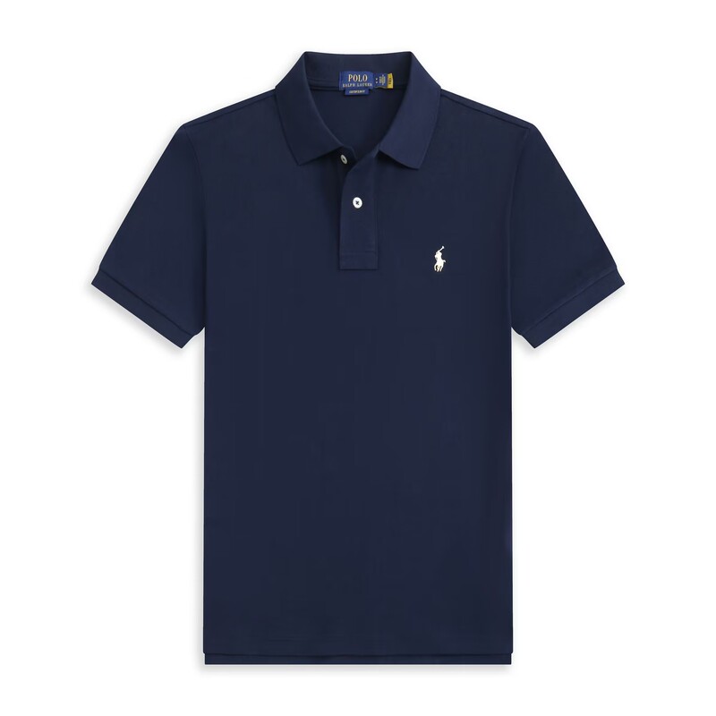Summer Export Rlpolo Shirt Men's Short-Sleeved T-Shirt Lapel Pony Logo Embroider Casual Wear Simple Casual Top Summer Export Rlpolo Shirt Men's Short-Sleeved T-Shirt Lapel Pony Logo Embroider Casual Wear Simple Casual Top