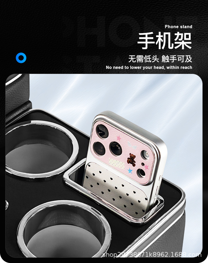 Suitable for Toyota Noah/Voxy60.70.80 Series Central Control Armrest Box Modification Hand Pillow Storage Box Accessories