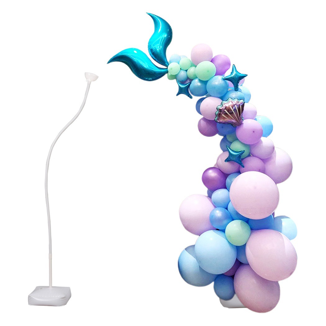 Cruz-frontera del partido del Festival de vestir accesorios de tubo de plástico de Aluminio DIY shapable arco anillo amor Carretera globo soporte