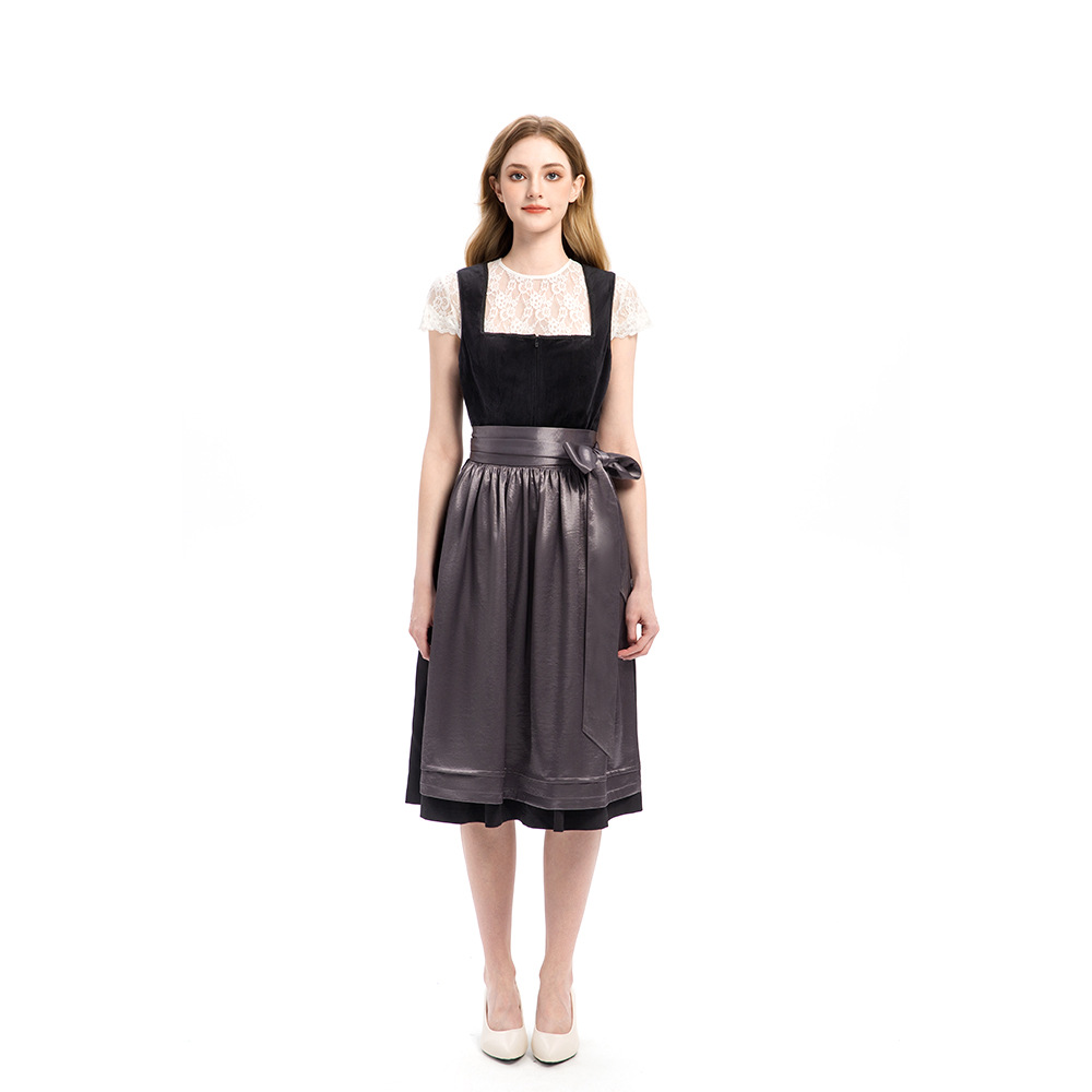 German Dirndl Bavarian Beer Festival Dress Oktoberfest Traditional Costume Stage Performance Outfit