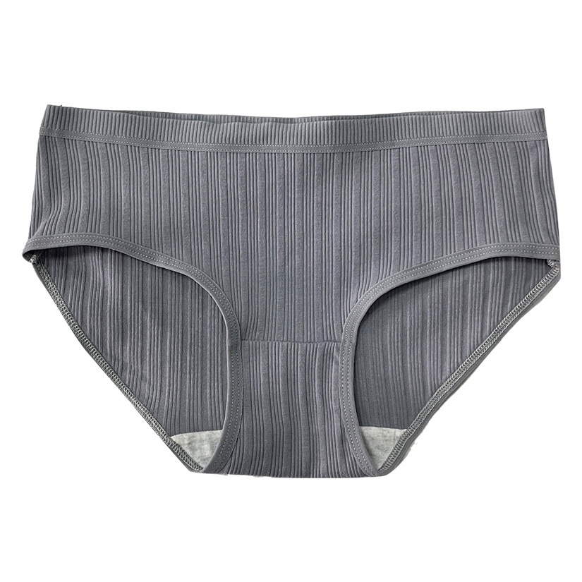 Ropa interior de algodón de estilo coreano de las mujeres Estilo japonés sexy de cintura media transpirable calzoncillos de talla grande para mujer Generación de cabello fino