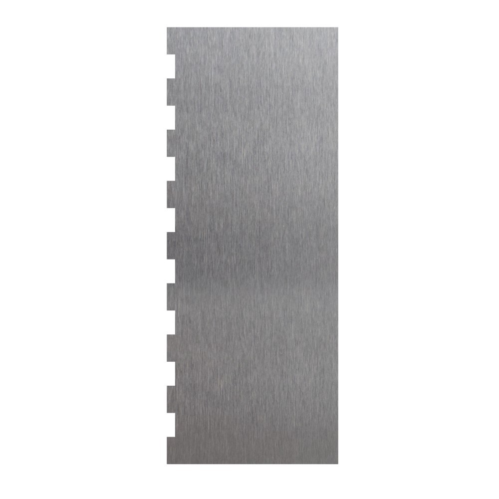 9-pulgadas de acero inoxidable raspador crema raspador peine espátula hornear espátula herramienta de cocina