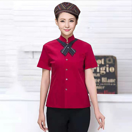 Tema occidental restaurante café hombres y mujeres ropa de trabajo Otoño e Invierno pastel hornear panadería camarero ropa de trabajo manga larga