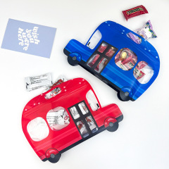 幼稚園漫画車バスベーキング包装袋おもちゃジュエリープラスチックジップロックバッグ誕生日ギフトバッグ