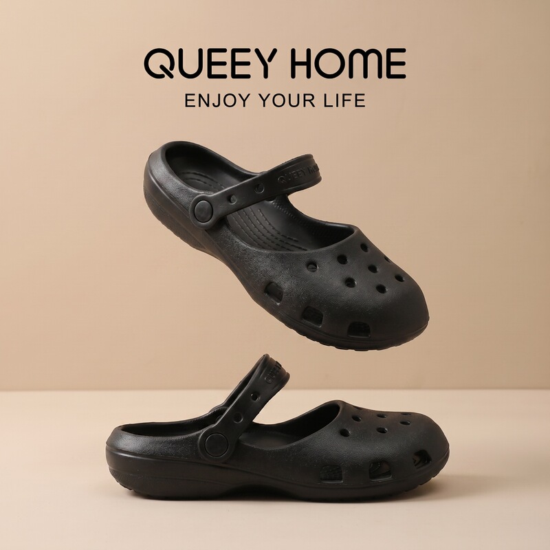 Women's Clogs 2026 New Summer Indoor Home Non-Slip Comfortable Closed-Toe Breathable Lightweight Arch Support Slippers
