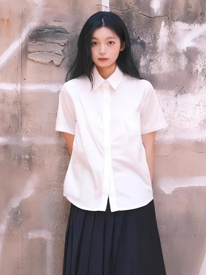 Base Japanese student pleated skirt