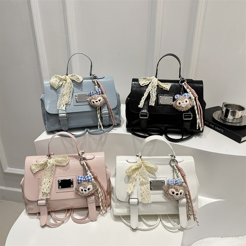 2025 bolso retro nicho de tendencia universal nuevo estilo simple hermoso gran capacidad mochila de hombro mochila