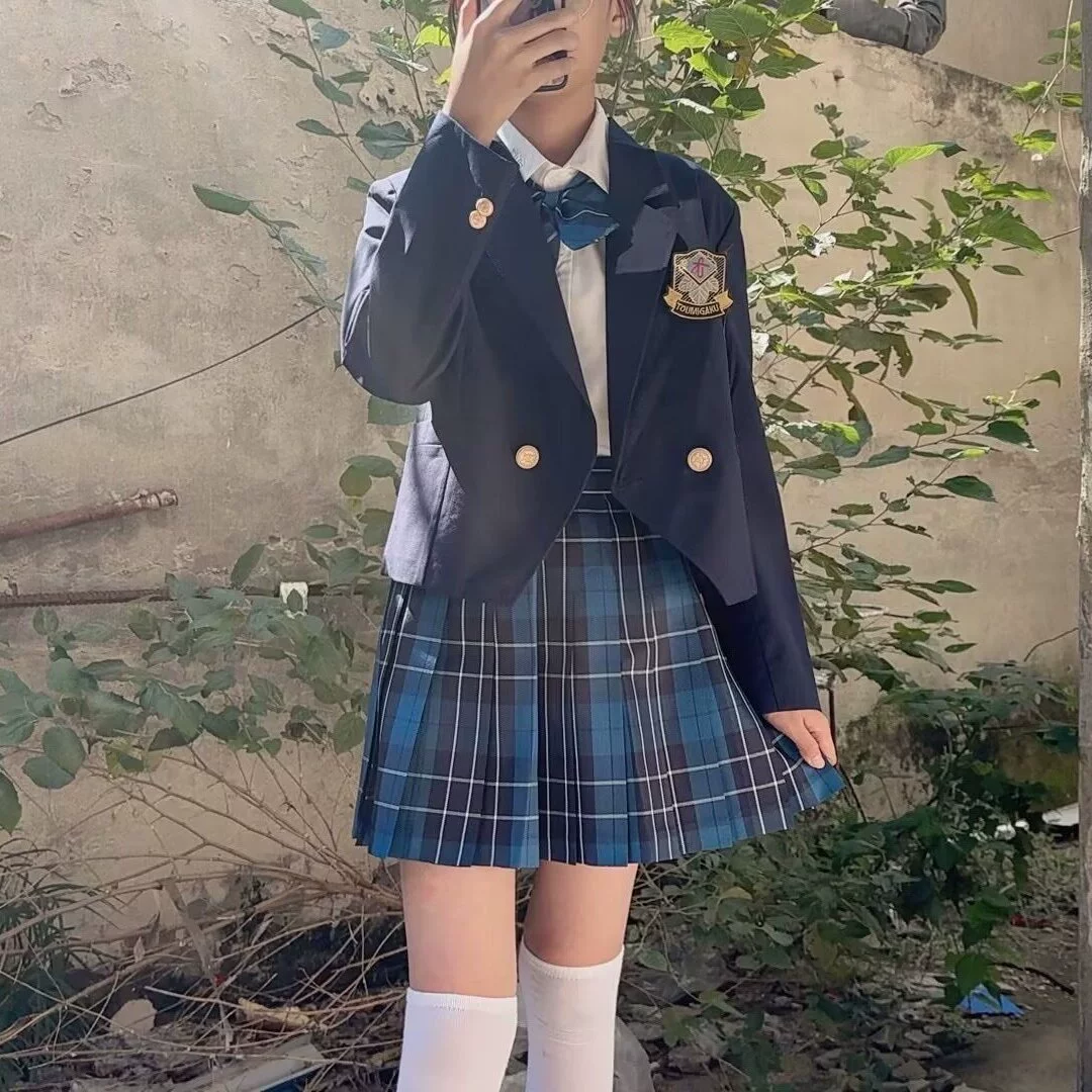 Dalan K-сетка юбка костюм оригинальный подлинный синий юбка юбка