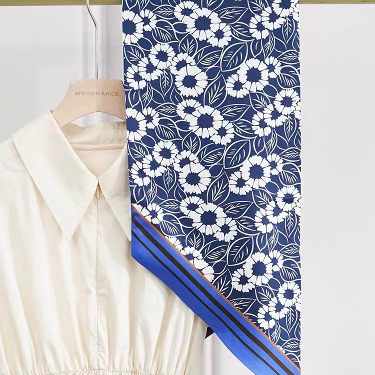 Silk long scarf ribbon 100% mulberry silk scarf heavy industry scarf…