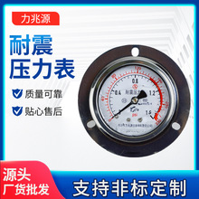 廠家壓力表軸向帶邊耐震YN60ZT耐震壓力表充油配件規格齊全