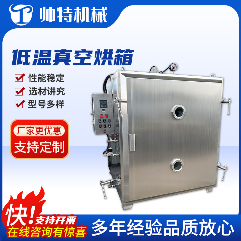 低温真空干燥箱 食品药材化工GMS型不锈钢电加热工业真空烘箱厂家
