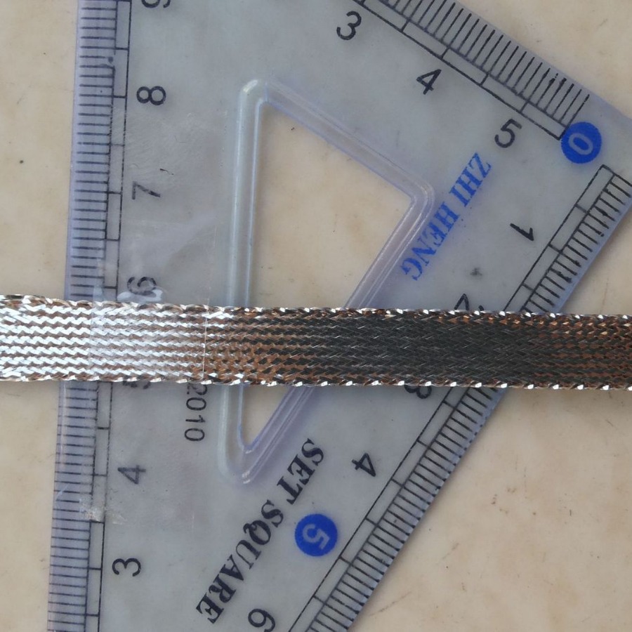 挂标签线金色挂饰扁带3毫米宽度系蝴蝶结装饰礼盒银片织商标带