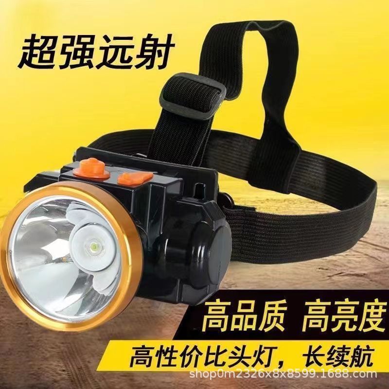 リチウム電池式小型ヘッドランプ 夜釣り アウトドア パトロール キャンプ用 ヘッドマウント懐中電灯 強力ライト 防水 充電式 LED|undefined