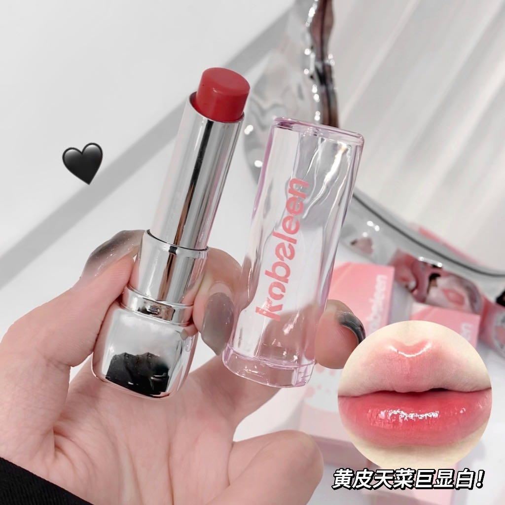 kobeleen Moisturizing Lipstick, with a water-like mirror surface that is waterproof and does not fade easily, is a nude lipstick for spring and summer, suitable for students undefined