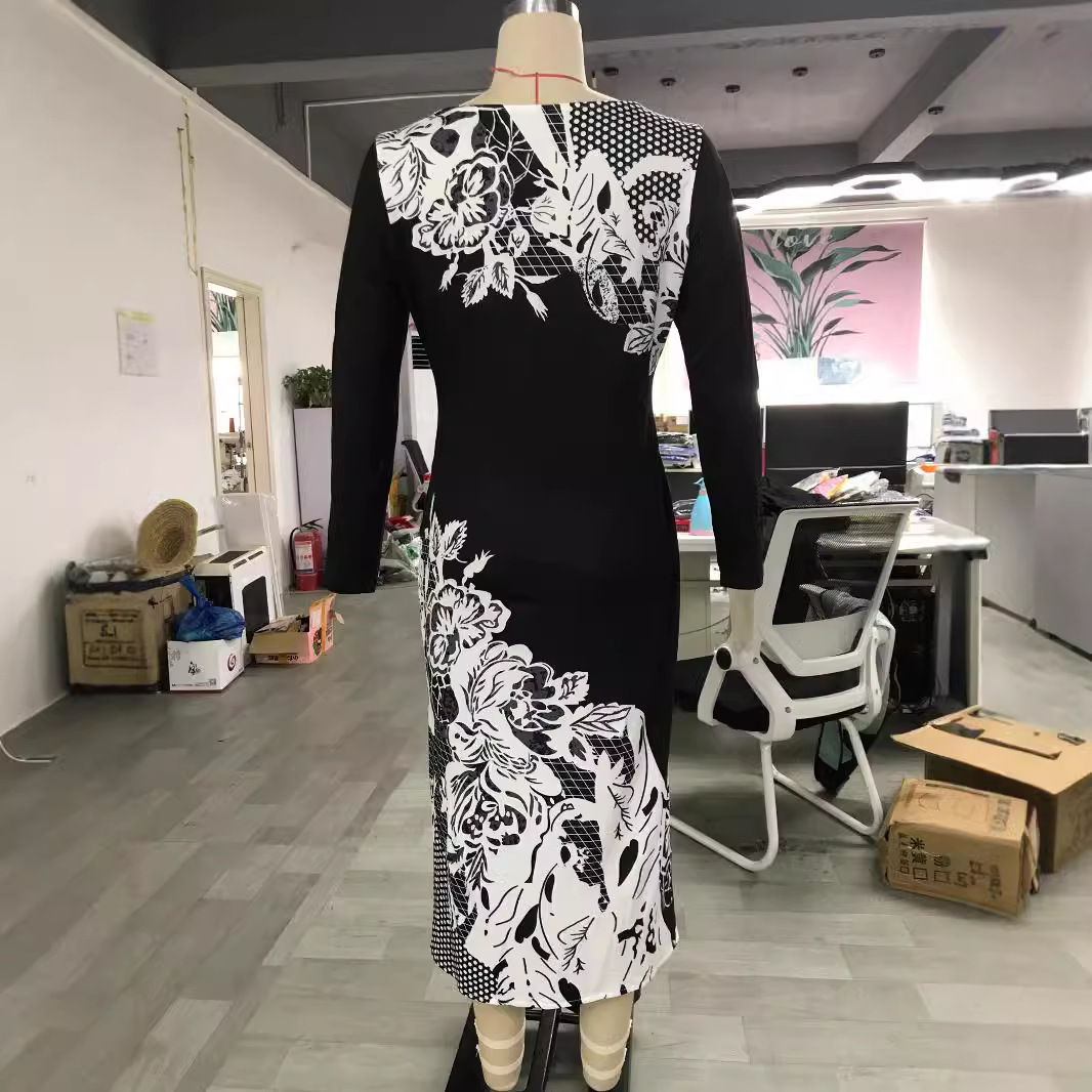 Robe Cheongsam cintrée à la taille, style urbain, élégante et décontractée_voghion.com