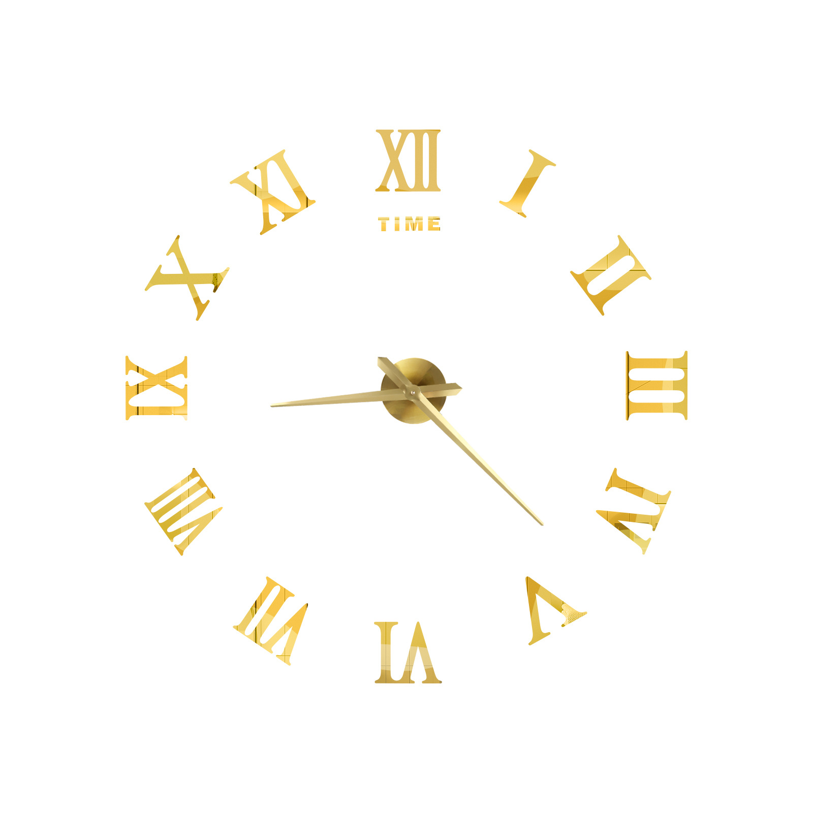 Reloj romano gran reloj de pared Reloj de pared creativo Reloj de pared acrílico DIY reloj romano reloj digital