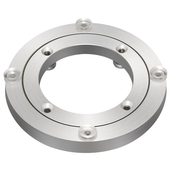 Factory aluminum alloy turntable home special turntable rotating bearing glass dining table silencer turntable rotating base