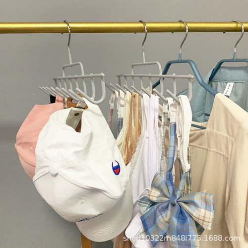 Stainless steel hook belt rack household belt tie sling multi-functional clothes hanger scarf scarf storage hook