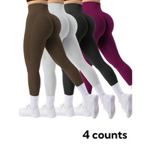 J 68457 Seamless hip lift yoga pants �޷������٤�˶���