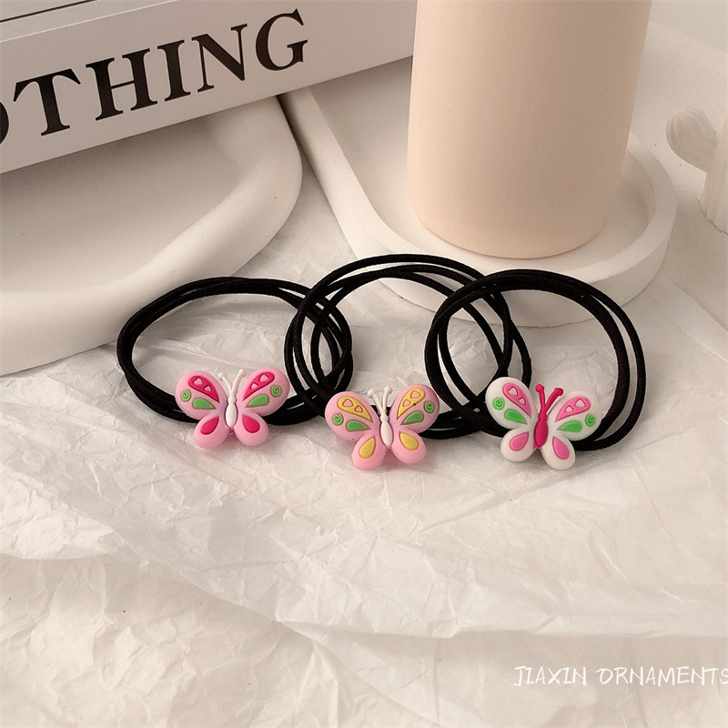 Cuerdas frescas de arcade de cerámica suave cuerdas de cabello elásticas anillo de cabello temperamento simple de mujer alta elástica cabello de cabeza duradero