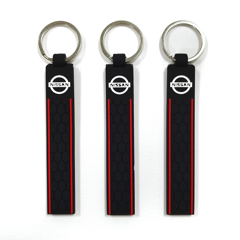 Suitable for Nissan Football Pattern Silicone Keychain Nissan Hanging Waist Silicone Honeycomb Pattern Key Chain Pendant Suitable for Nissan Football Pattern Silicone Keychain Nissan Hanging Waist Silicone Honeycomb Pattern Key Chain Pendant