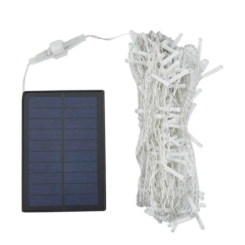 En stock solar luces de barra de hielo 5*0,8 m al aire libre a prueba de lluvia luces de Navidad Villa jardín balcón patio luces decorativas