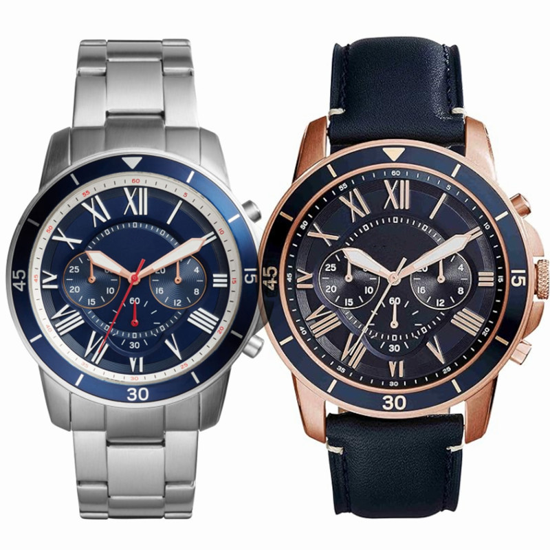 2025 Cross-Border Fs Men's Watch with Stone Steel Band Quartz Roman Numeral Watch Fs5267/Fs5238/Fs5238