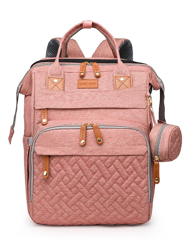 Bolso multifunción para mamá bebé portátil 2025 nuevo hombro de gran capacidad bolsa de cama para madre y bebé a prueba de insectos con sombra ligera