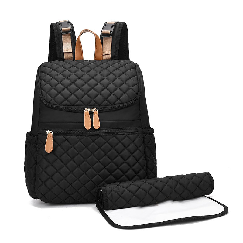 Amazon nueva mochila de pañales multifuncional mochila de pañales impermeables con almohadilla de cambio de pañales mochila de viaje de gran capacidad