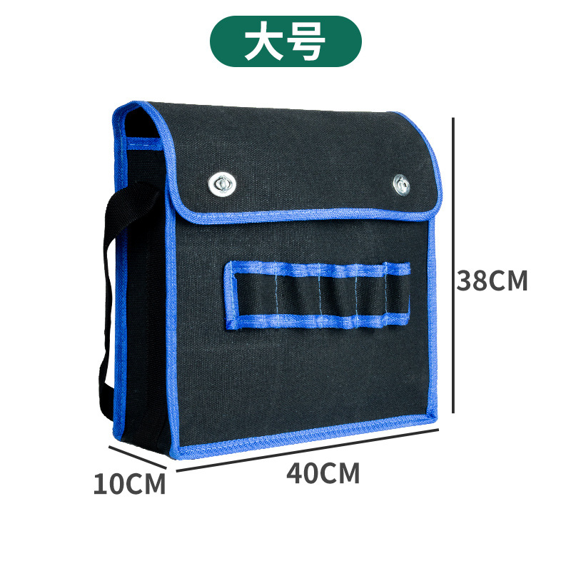 Fábrica al por mayor gran lienzo resistente al desgaste kit Protección Laboral mantenimiento electricista bolso de hombro kit multifuncional