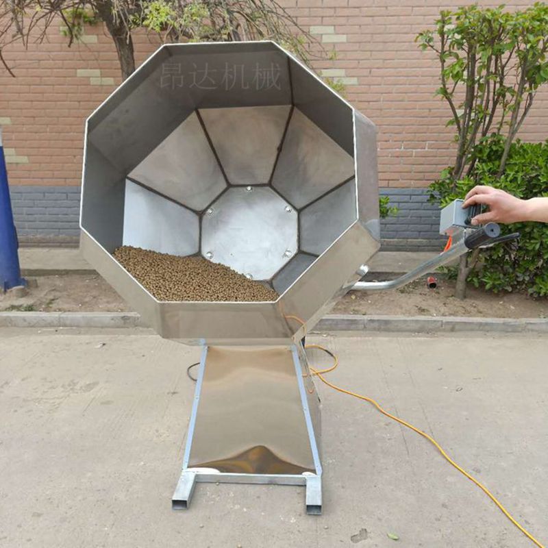 Octagonal Seasoning Mixer, Automatic Mixing Equipment for Spicy Chips, Crispy Rice, Potato Chips, and Peanut Seasoning
